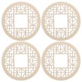 thumbnail image 1 of 4pcs Mini Wooden Window Miniature Window Part Chinese Window Model Tiny Window Frame Decor Mini House Supplies Miniature Things Miniature Model Kit, 1 of 8