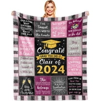 Christian Gifts for Women, Baptism/Confirmation Gifts for Girls, Inspirational/Religious Gifts for Women, Catholic Spiritual Gifts, Birthday Gifts for Christian, Bible Verse Blanket 60"x50"