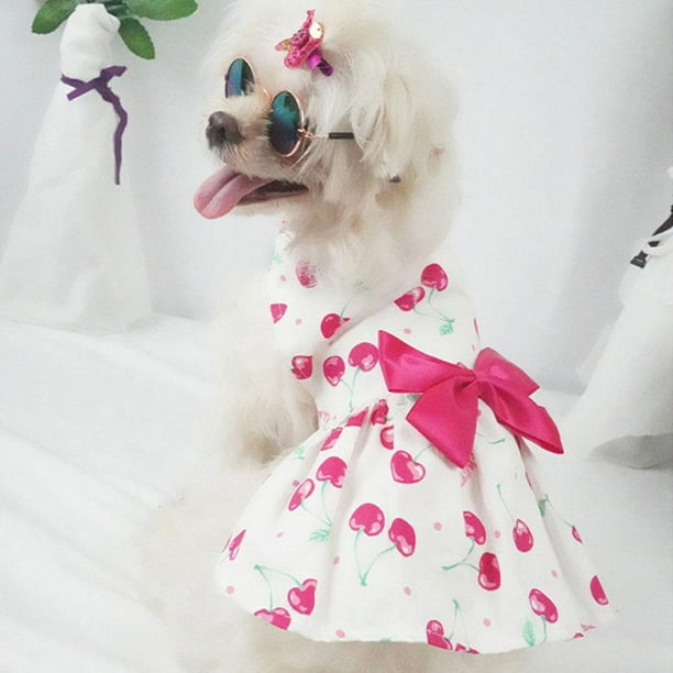 Linda para mascotas, ropa para perros, ropa de peluche, vestidos