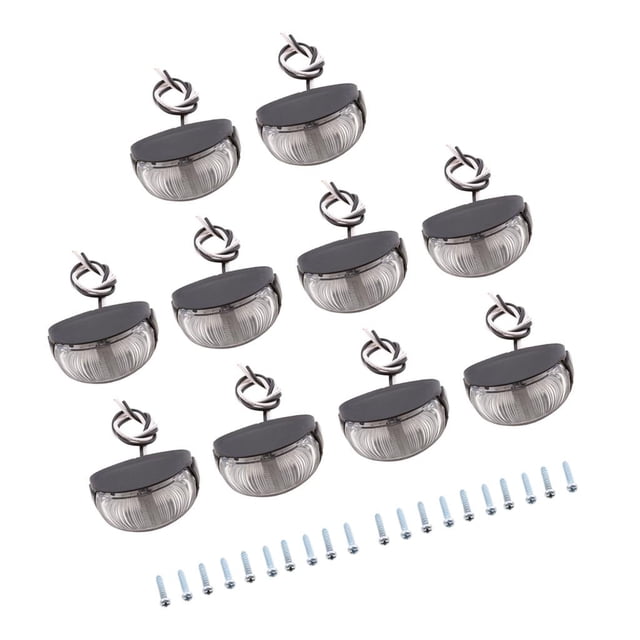 10pcs Luces Lateral 2 LED de Matrícula para Camiones Vehículo Zulema Luz de posición del camión de remolque