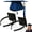 Black 2pcs, variant on Graduation Cap Headband 1 Pack, Black Anti-Fall Firm Hair Band with Adhesive Insert, Secure Cap & Hairstyle Graduation Accessories, Class of 2026 (Cap Not Included)