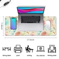 thumbnail image 5 of Blue Bud&nbsp;pad Mousewaterproofnon Slip&nbsp;for Office Home Work GamingmousematRubber Base Mousepad with Stitched Edges 31.5x11.8inches, 5 of 7