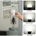 3Way LED Light Bulbs 50W100W150W Equivalent, A21 Light Bulb 6000K