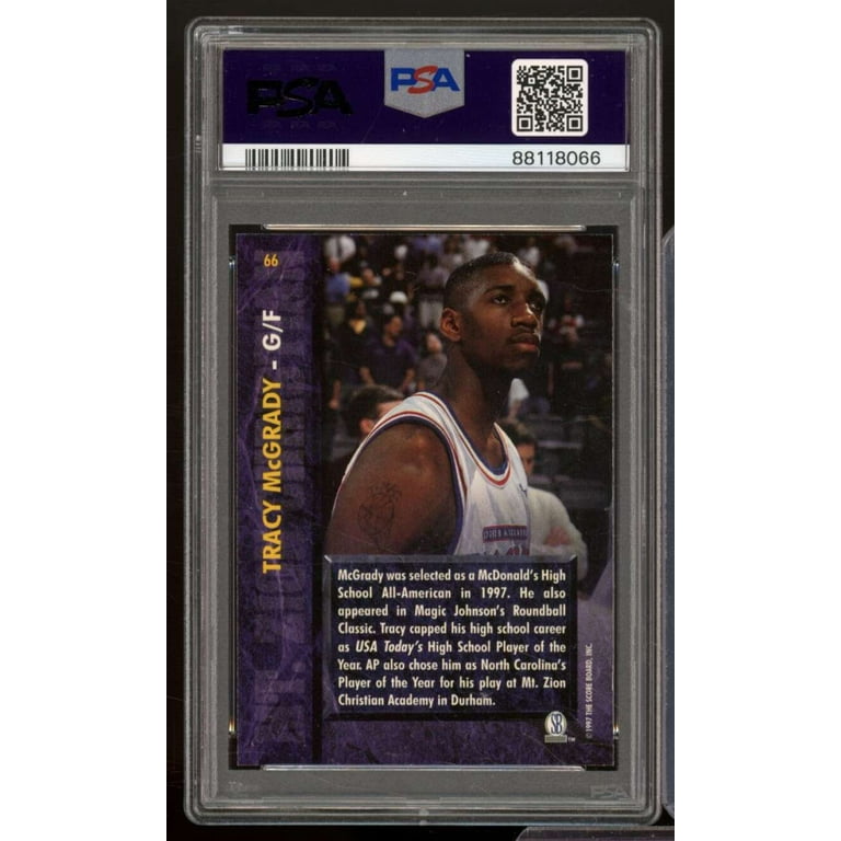 Tracy McGrady Rookie Card 1997-98 Score Board #66 PSA 9 - Walmart.com