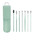 thumbnail image 1 of Piercing Aftercare Ear Cleaner Earwax Cleaner Tool Set The Most Ear Cleaning In 2024 Earwax Cleaner Tool Set Ear Cleaner Earwax Removal Tools With PU Leather (7pcs), 1 of 3