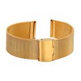 thumbnail image 3 of Correa de reloj de moda de Metal profesional, accesorio de repuesto de correa de reloj exquisita, dorado, 22MM, 3 of 14