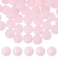 thumbnail image 1 of Uxcell 60 Pcs Cuentas de Silicona, Cuentas Redondas Focales de 9mm Color Caramelo a Granel para Llaveros Pulseras Collares Fabricación de Bolígrafos Suministros de Manualidades, Rosa Claro, 1 of 7