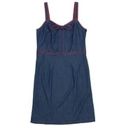 Faded Glory - Women's Denim Bow Dress