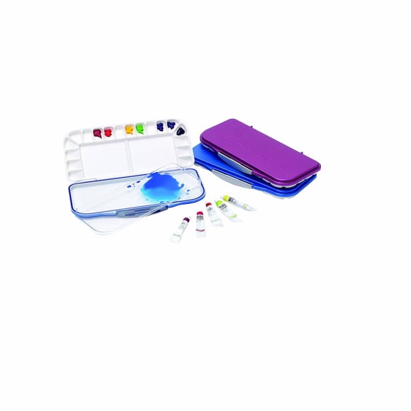 Mijello Palette Aquarelle Hermétique 18 Puits Fuchsia
