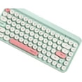Typewriter Mini Notebook UBOTIE 84Keys Colorful Wireless Mini Compact Retro Typewriter Design ...