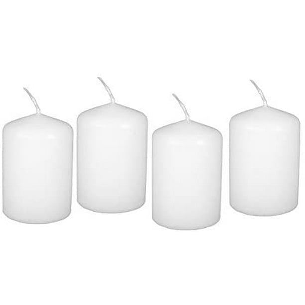 D'light Online 2 X 3 Inch White Pillar Candles Case Of 36
