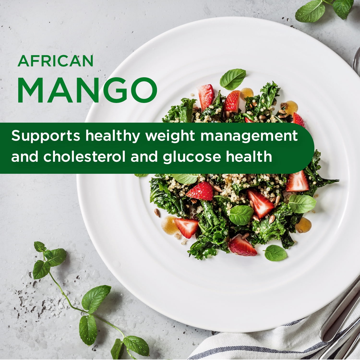 Emerald Labs African Mango (Irvingia Gabonensis) - Supports Weight Loss, Supports Blood Glucose Health - 60 Vegetable Capsules