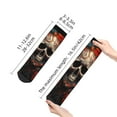 thumbnail image 4 of Rocae Vintage Butterfly Flower Skull for Premium Adult Socks,Comfortable, Breathable, and Durable Socks, Perfect for Everyday Wear, 4 of 7