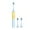 Blue, variant on Jubipavy Home Electric Toothbrush Low Noise Portable Smart Timer Electric Toothbrush Water-proof Electric Toothbrush