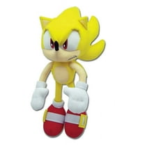 Super Sonic Sonic the hedgehog Plush Toys, Hedgehog 3 Movie Plushies Toys for Kids Christmas Birthdays and Gifts for Fans, 14"
