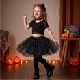 thumbnail image 5 of Girls Tutu Skirt 3 Layers Tulle Ballet Skirt, Elastic Waist Fluffy Princess Tutu, Toddler Kids Dance Dress Up Costumes, 5 of 7