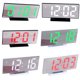 thumbnail image 3 of Cateissary Reloj Despertador de acrílico/espejo, Reloj Digital LED, Control de voz, tiempo de repetición, pantalla de temperatura, modo nocturno, Reloj Decoración del hogar No.06 Cateissary JJ25294-06B, 3 of 6