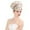 Khaki, variant on Mesh Wedding Hat Women Fascinator Fashion Party Ribbons and Hat Baseball Caps Article 15 Hat One Size