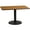 Natural, variant on Emma + Oliver 30"x48" Rectangular Black Laminate Table Top with 24"RD Base