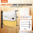 thumbnail image 2 of VEVOR Wall Mounted Saddle Rack Three Tiers Swing Out Saddle Pad Holder, 2 of 9