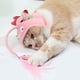 thumbnail image 4 of Tocado de pesca para gatos, juguete interactivo, suave, bonito sombrero, juguete rompecabezas para gatitos con colgante reemplazable, dinosaurio rosa, 4 of 5