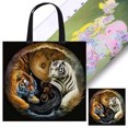 thumbnail image 1 of Kit Bordado Cgtredaw Bolso Punto Cruz Personalizado Lona Tai Chi Yin Yang 11 Quilates, 1 of 9
