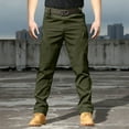 thumbnail image 2 of Mens Sweatpants with Pockets Fabric Pocket Duty Composite Durable Long Hiking Travel Mens Jeans Relaxed Fit,Army Green,S, 2 of 9