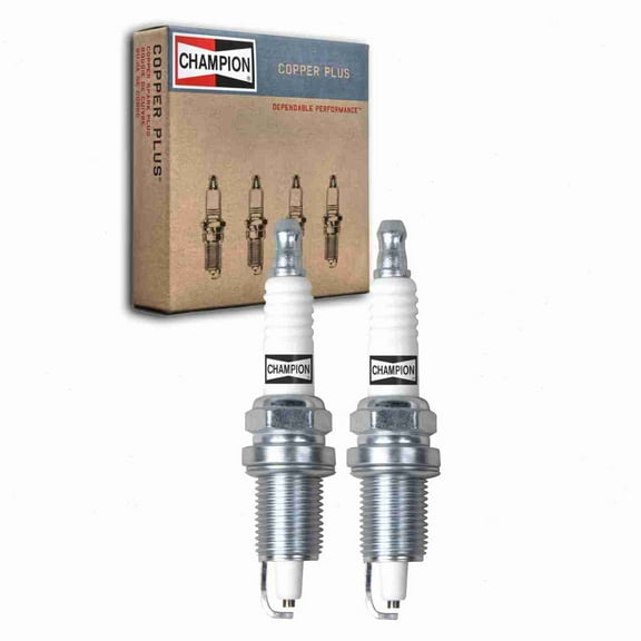 2 pc Champion 438 Copper Plus Spark Plugs for RC12ECC ZFR5N Ignition Wire Secondary Fits select: 1999-2004 JEEP GRAND CHEROKEE, 1999-2006 JEEP WRANGLER / TJ