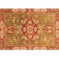 thumbnail image 1 of Ahgly Company Indoor Rectangle Geometric Orange Traditional Area Rugs, 2' x 4', 1 of 4
