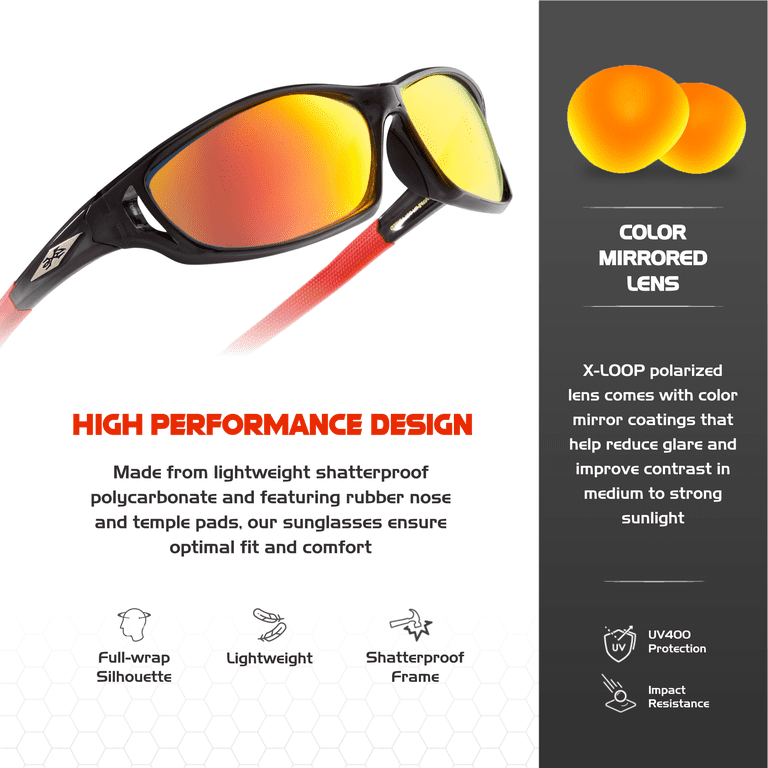 Sport Wrap Around Polarized Sunglasses for Men Women Running  display picture 1