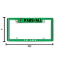 thumbnail image 6 of Marshall NCAA Thundering Herd Chrome Metal License Plate Frame with Full Frame Team Color Graphics, 6 of 8
