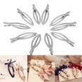 thumbnail image 2 of 10 piezas de pinzas para el cabello hallazgos bricolaje artesanía pinza para el cabello accesorio para fabricación BLESIY Las pinzas de pelo, 2 of 8