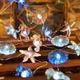thumbnail image 6 of Morttic 30LEDs String Lights Battery 8 Modes Under the sea Ocean Beach Theme Shells Starfish Lights Decorations with Remote for Room Bedroom Bathroom, 6 of 9