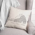 thumbnail image 3 of Creative Products Home Sweet Home 18 x 18 Spun Poly Pillow, 3 of 3