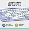 thumbnail image 4 of Logitech POP ICON KEYS Wireless Bluetooth Keyboard, Comfortable Typing, Programmable Keys, Lilac and Off-White, 4 of 14