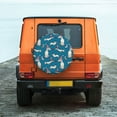 thumbnail image 6 of Logiee Festive Dachshund Fun Print Spare Tire Cover, Universal Wheel Protectors,Waterproof Dust-Proof UV Sun Wheel Tire Cover,Fit for SUV, RV, Travel Trailer, Truck-15 inch, 6 of 6