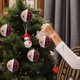 thumbnail image 4 of 8cm Foam Christmas BallsHanging Christmas Balls Decoration Colorful Balls Christmas Tree Decoration Set Of Three, 4 of 7