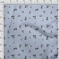 thumbnail image 4 of oneOone Rayon Amethyst Fabric Floral Sewing Craft Projects Fabric Prints By Yard 56 Inch Wide, 4 of 4