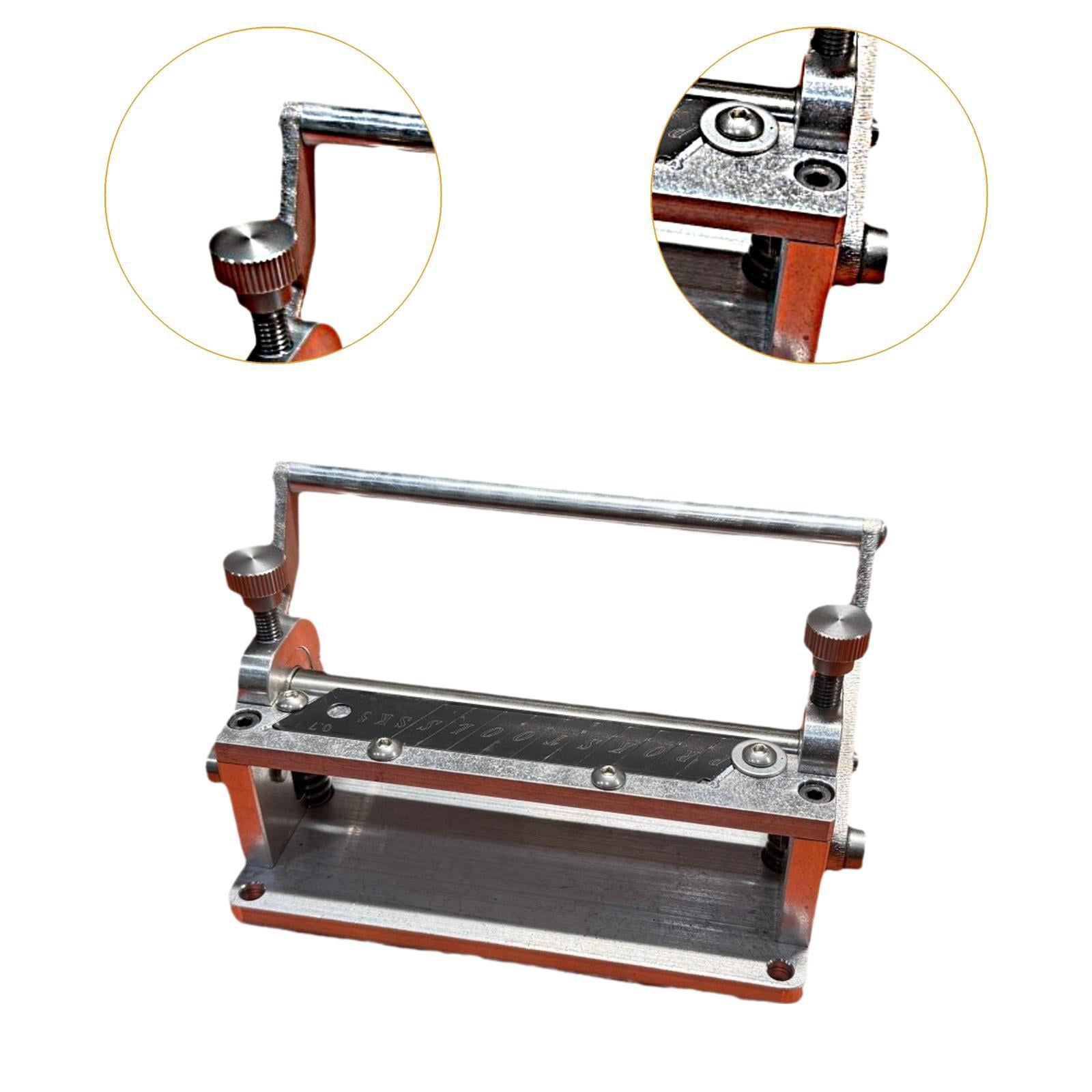 S SERENABLE Manual Leather Peeling Machine Leather Paring Skiver Leather Thinning Leathercraft Peeling Machine Leather Edge Skiving Tool