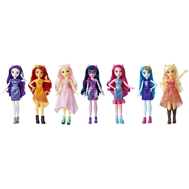 Paquete de fiesta de la amistad My Little Pony E1933 7 Munecas Equestria Girls My Little Pony E1933 Walmart en linea