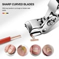 thumbnail image 2 of Senior Toenail Clippers for Thick Nails - Clipmaster Pro Ergonomic Angled Head Nail Clipper for Seniors & Fast Cutting, 2 of 4