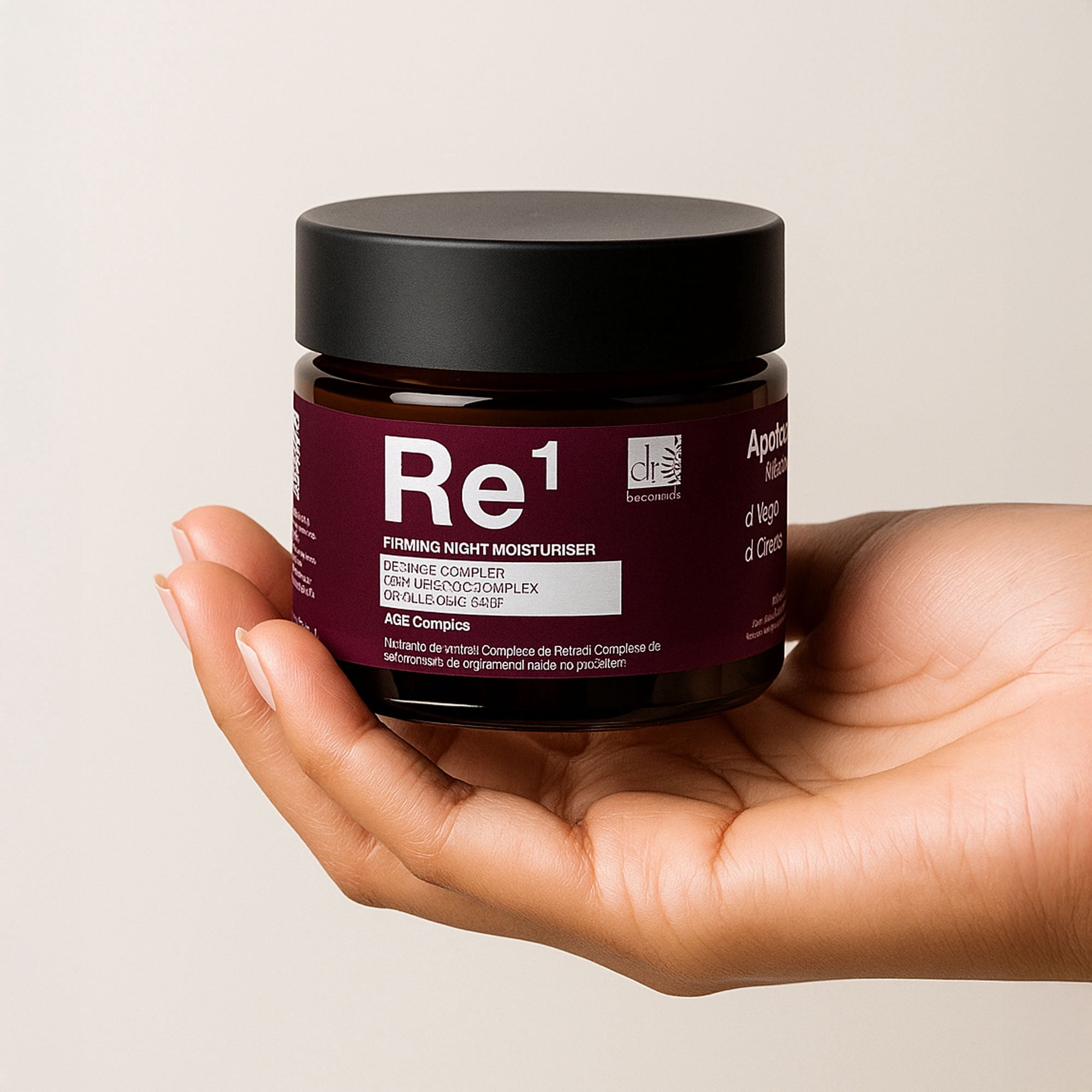 Dr Botanicals Retinol Night Moisturizer with Hyaluronic Acid & Firming Complex, Anti-Aging Face Cream for Fine Lines & Wrinkles, 60ml