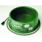 Farm Innovators - Pet Heated Round Pet Bowl 60 Watt Green P-60
