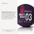 thumbnail image 2 of Salerm Cosmetics 03 Matt Wax Strong Hold - Size : 1.8 oz, 2 of 7