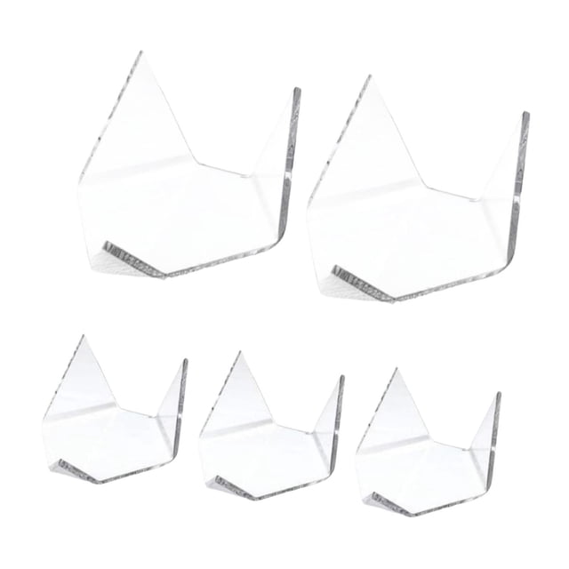 Soporte de exhibición triangular acrílico de 5 piezas Strade Fareast Limited 83x35 cm