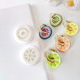 thumbnail image 1 of Juego de 2 piezas de pendientes DIY de kiwi y limón, molde de arcilla hecho a mano, joyería, colgante, molde for recortar, herramientas esenciales for hornear, 1 of 4