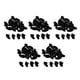 thumbnail image 1 of 100 piezas de protectores de uñas antiarañazos para perros y gatos, suaves y decorativos para garras de cachorro. L negro, 1 of 8