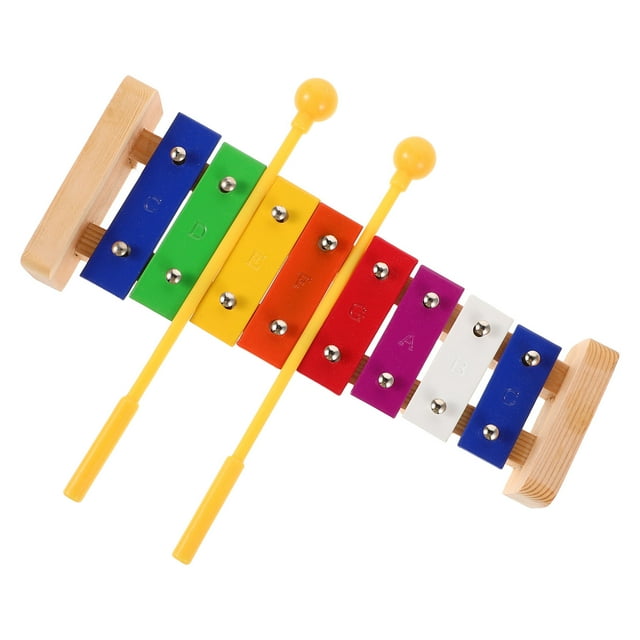 GOOHOCHY Wooden Xylophone with for Kids Musical Toy Instrument Helping Develop Rhythm and Perception Notes