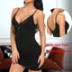thumbnail image 4 of Ropa interior sexy Deep V Sexy Lace Suspender Dress Black Hollow Sexy camisón Fridja nalpqowj18102, 4 of 7