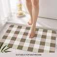thumbnail image 3 of Brown Plaid Door Mat&nbsp;Indoor Outdoor Entrance, Non Slip Rug for Kitchen Bathroom Entryway Rug, Spring Summer Farmhouse Buffalo Checkered Washable Doormat Floor Mat 24x36 Inch, 3 of 8